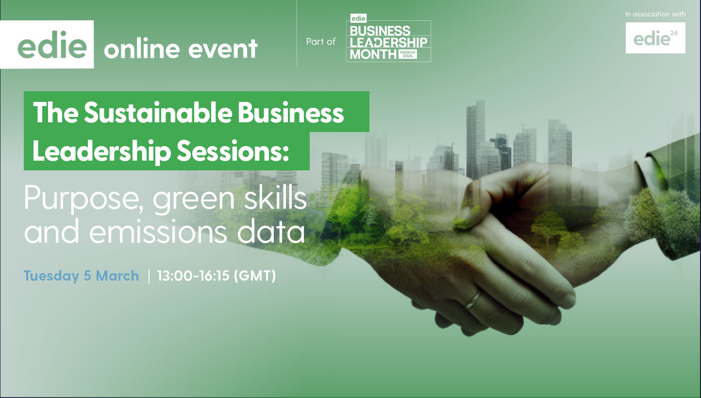 The Sustainable Business Leadership Sessions: Purpose, green skills and emissions data - Vimarsana News