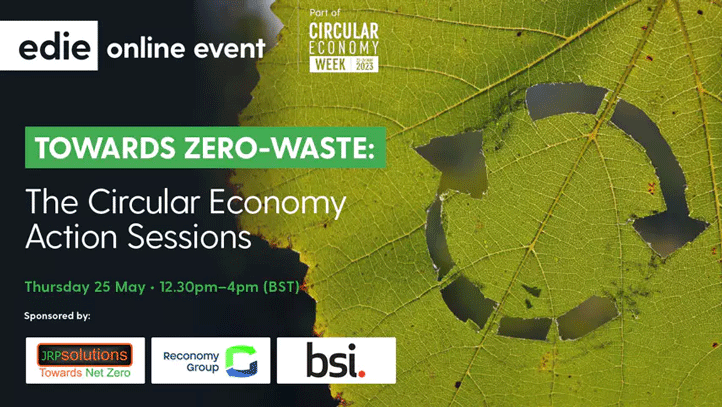 Registration now open for edie's online circular economy events - Vimarsana News