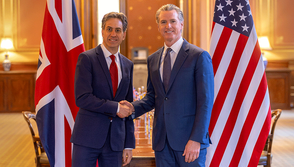 ‘Both leading the way’: UK and California forge fresh clean energy partnership