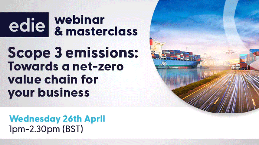 Registration now open for edie's online event on managing Scope 3 emissions - Vimarsana News
