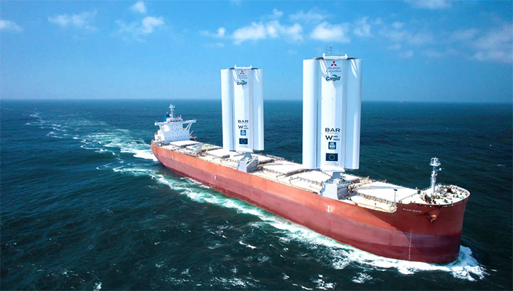 Mitsubishi Corporation's Pyxis Ocean Vessel Fitted with WindWings for Sustainable Shipping - Vimarsana News