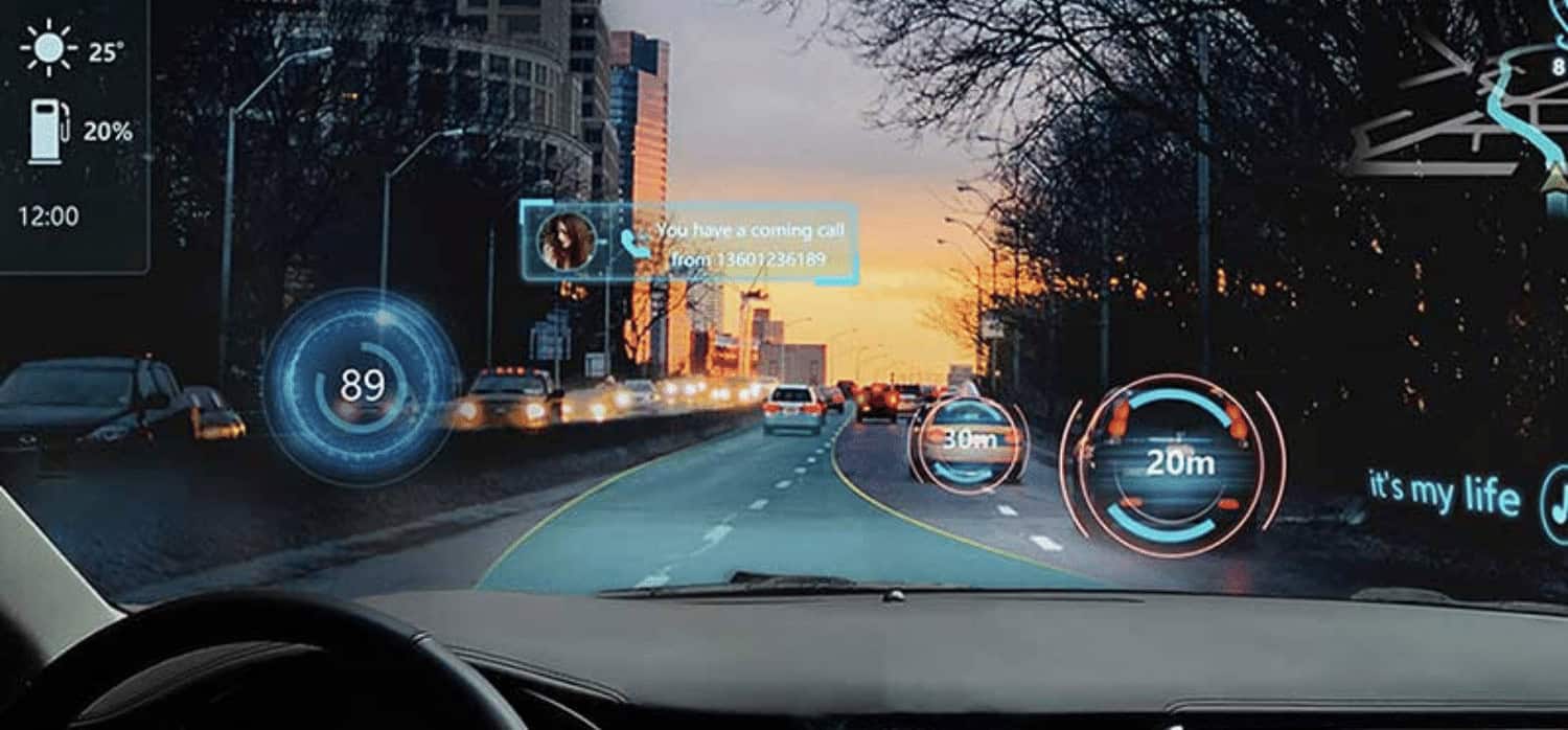 AR turns entire car windscreen into heads up display Springwise